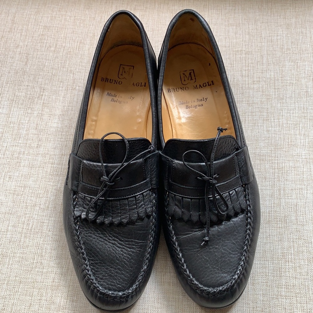 Men’s Bruno Magli size 10 1/2 loafers - Picture 2 of 4